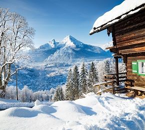 Berchtesgaden im Winter - Berge, Schnee und Schlittenfahren