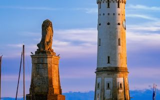 Lindau Leuchtturm Bodensee