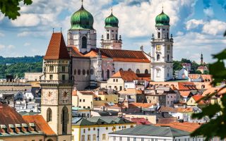 Altstadt von Regensburg in Bayern
