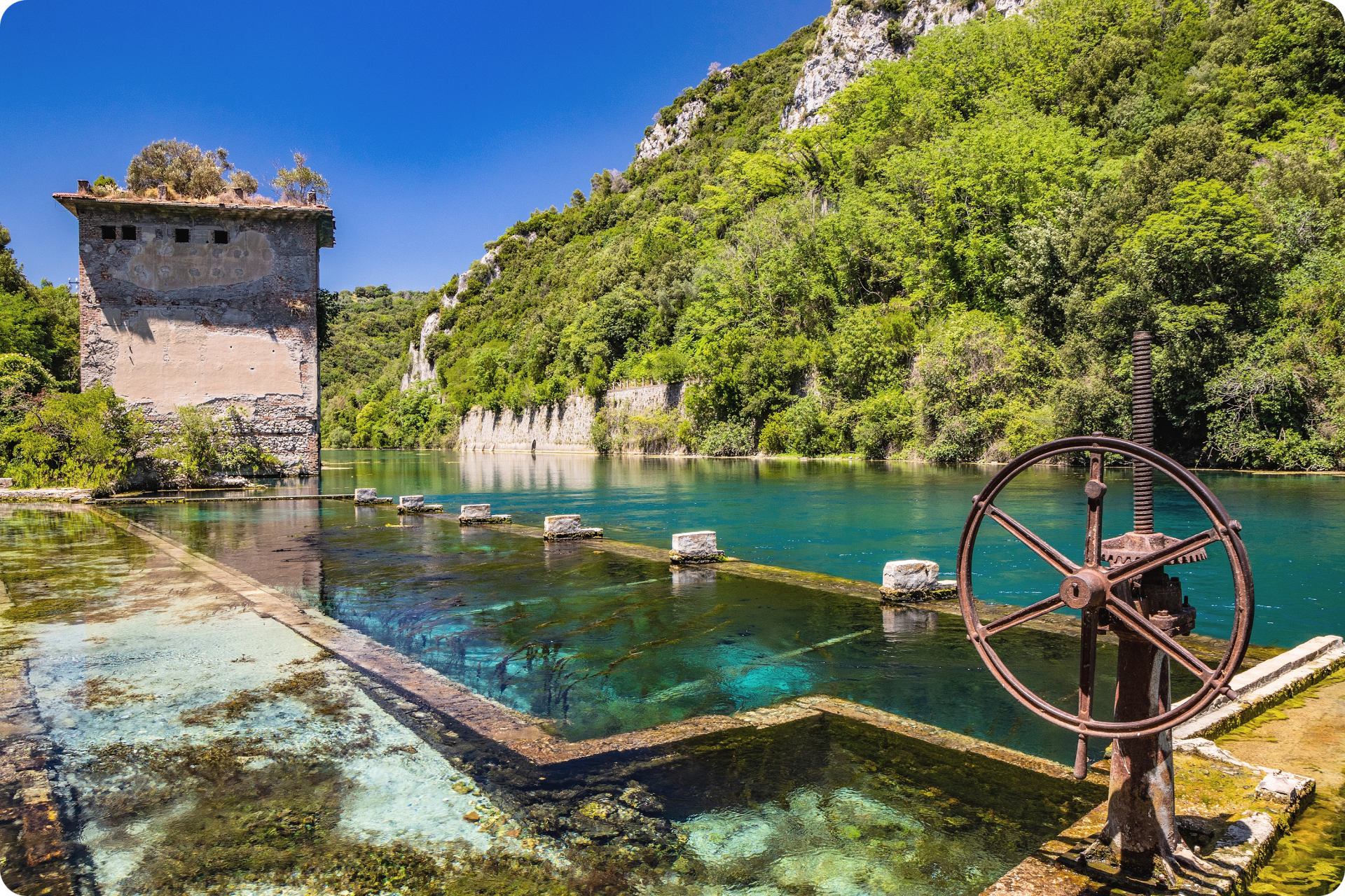 Hafen Stifone in Narni