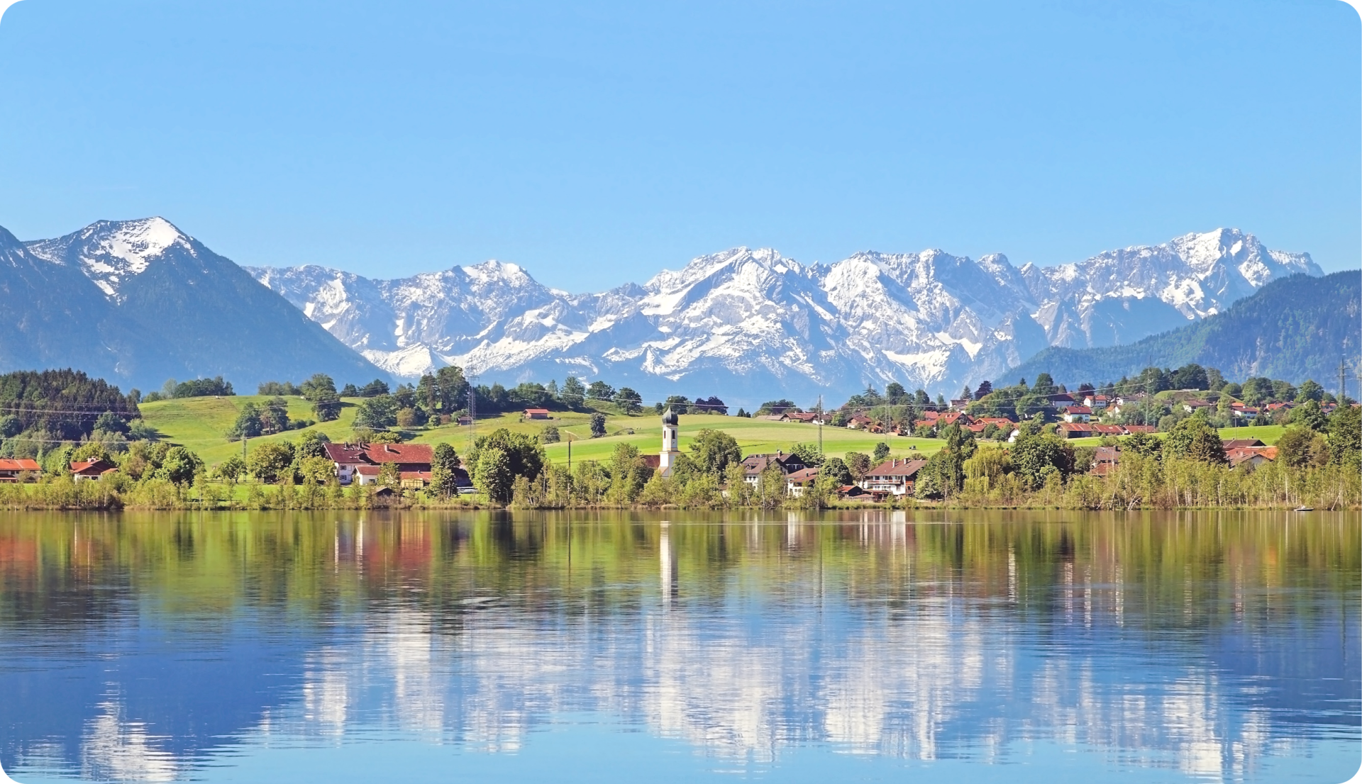 Der Riegsee in Bayern Der Riegsee in Bayern