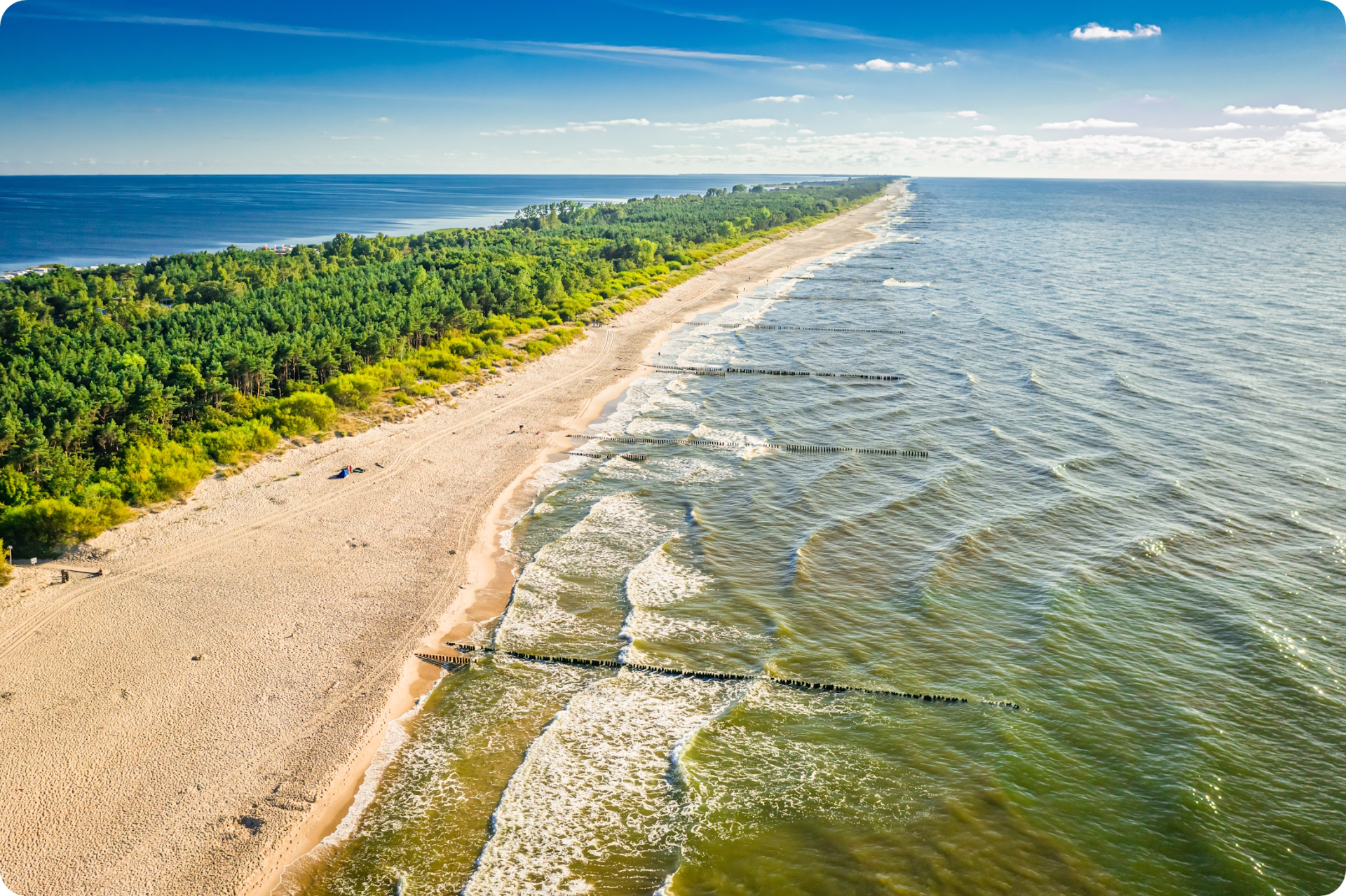 Die Halbinsel Hel an der Polnischen Ostsee Die Halbinsel Hel an der Polnischen Ostsee