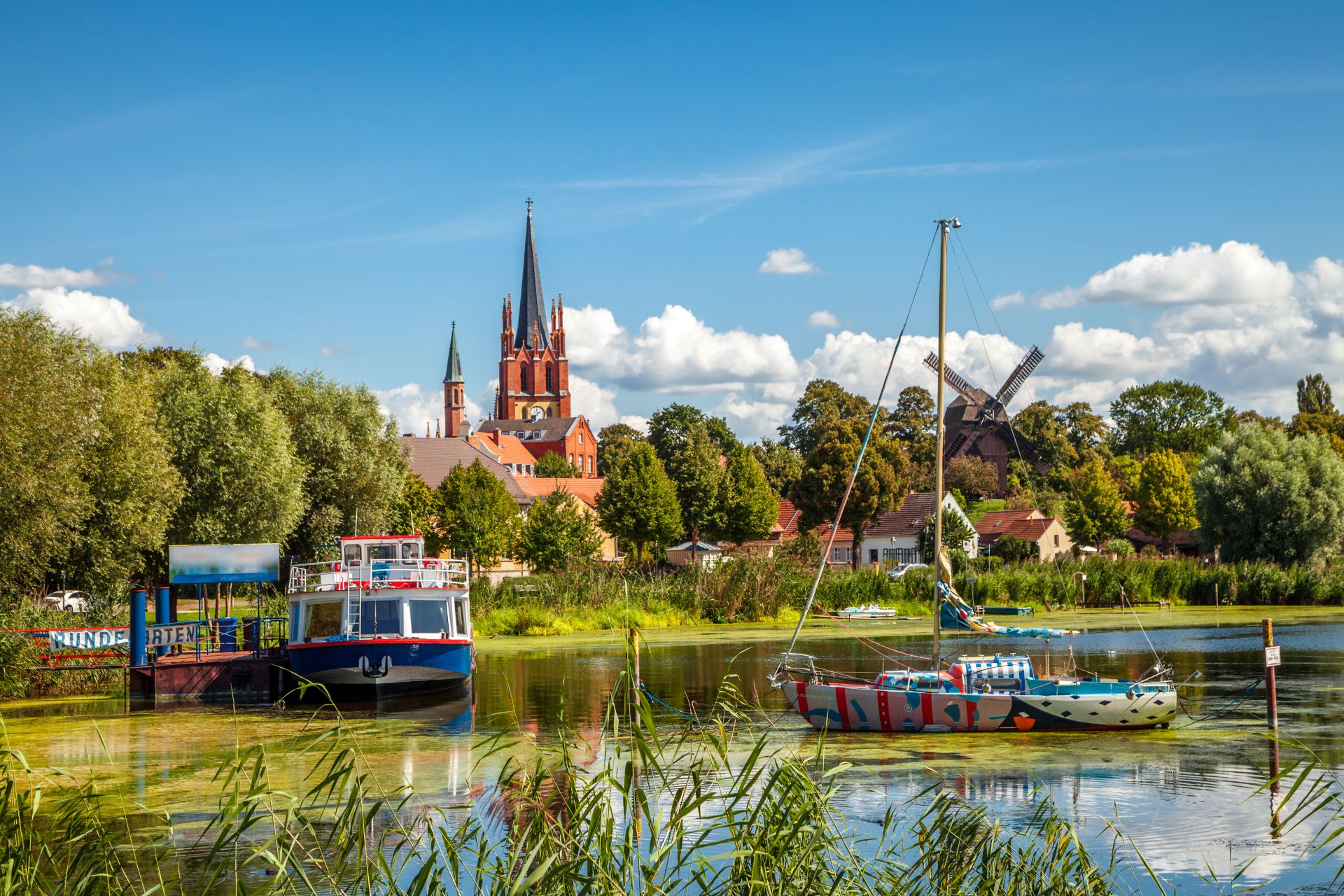 Stadtpanorama in Werder an der Havel