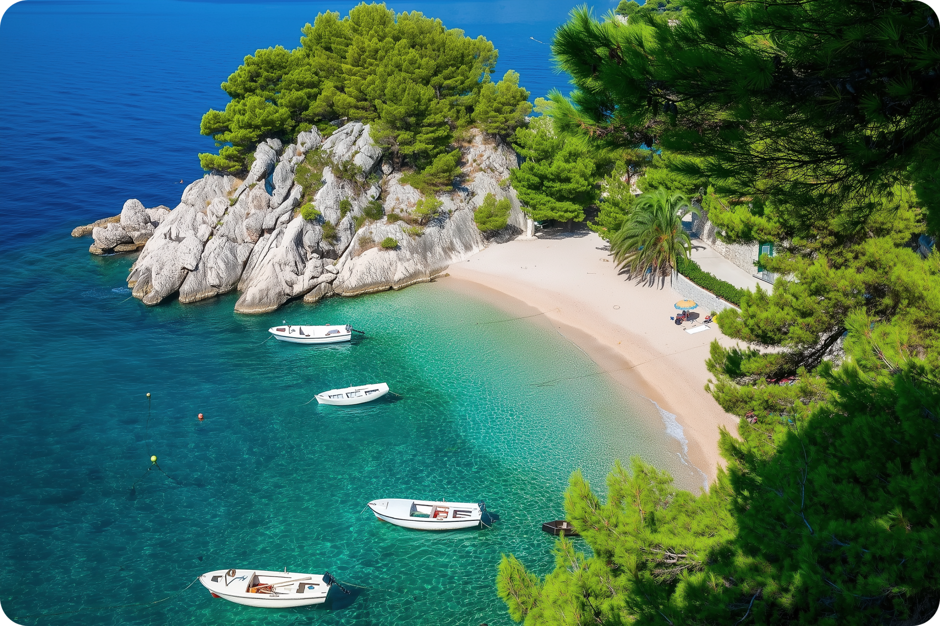 Podrace Beach bei Brela