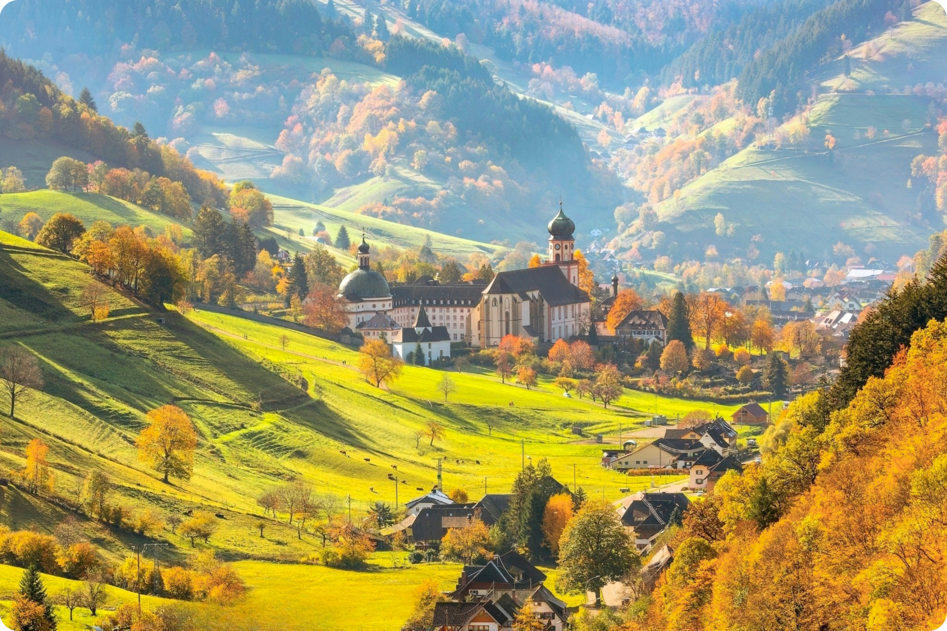 Indian Summer im Schwarzwald Indian Summer im Schwarzwald