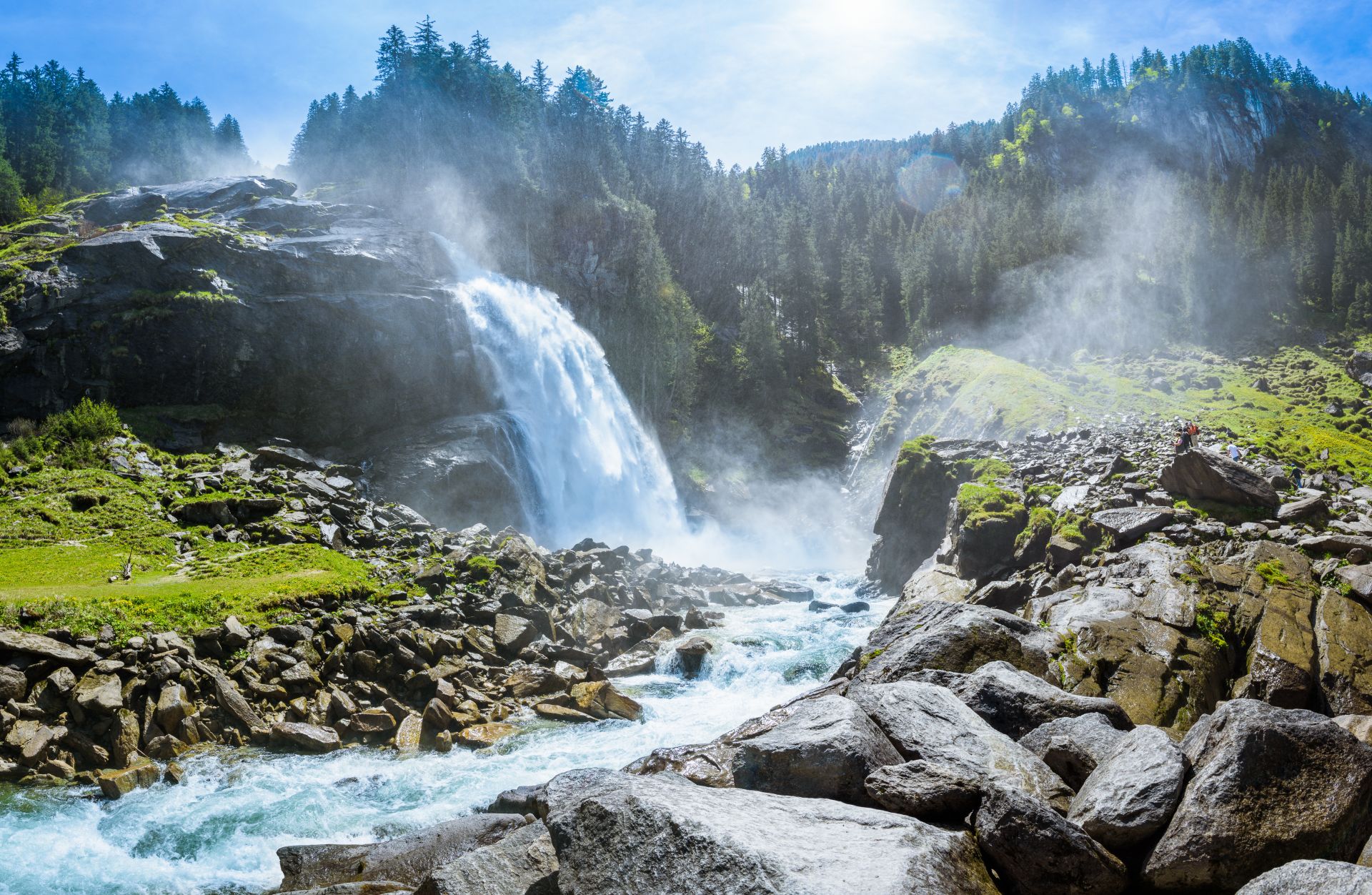 Krimmler Wasserfälle Hohe Tauern Österreich