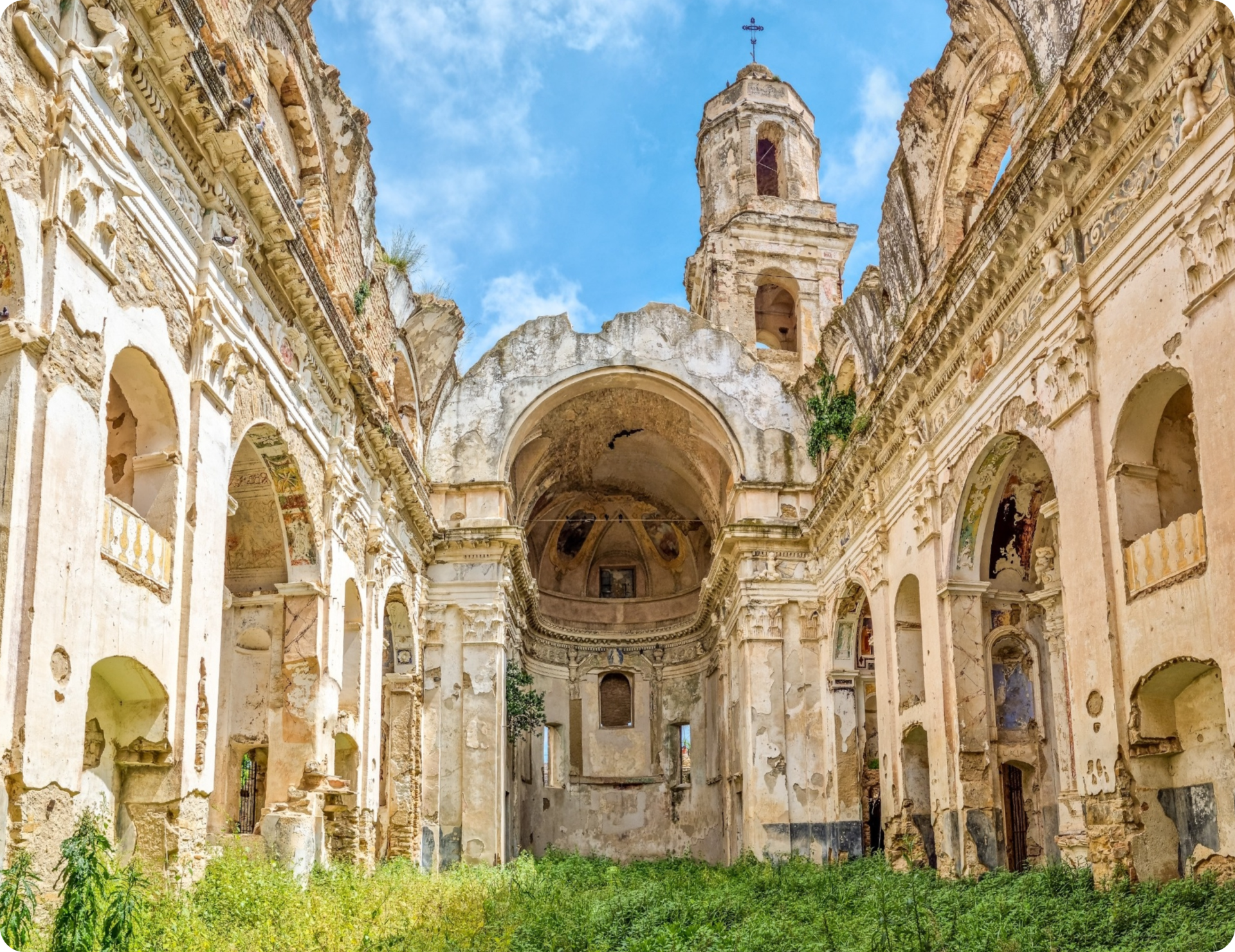Bussana Vecchia in Ligurien Bussana Vecchia in Ligurien