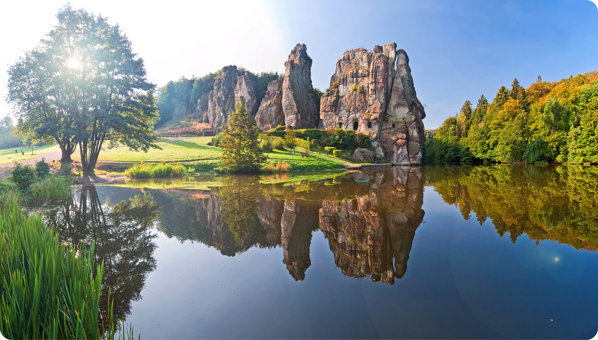 Die Externsteine im Teutoburger Wald 