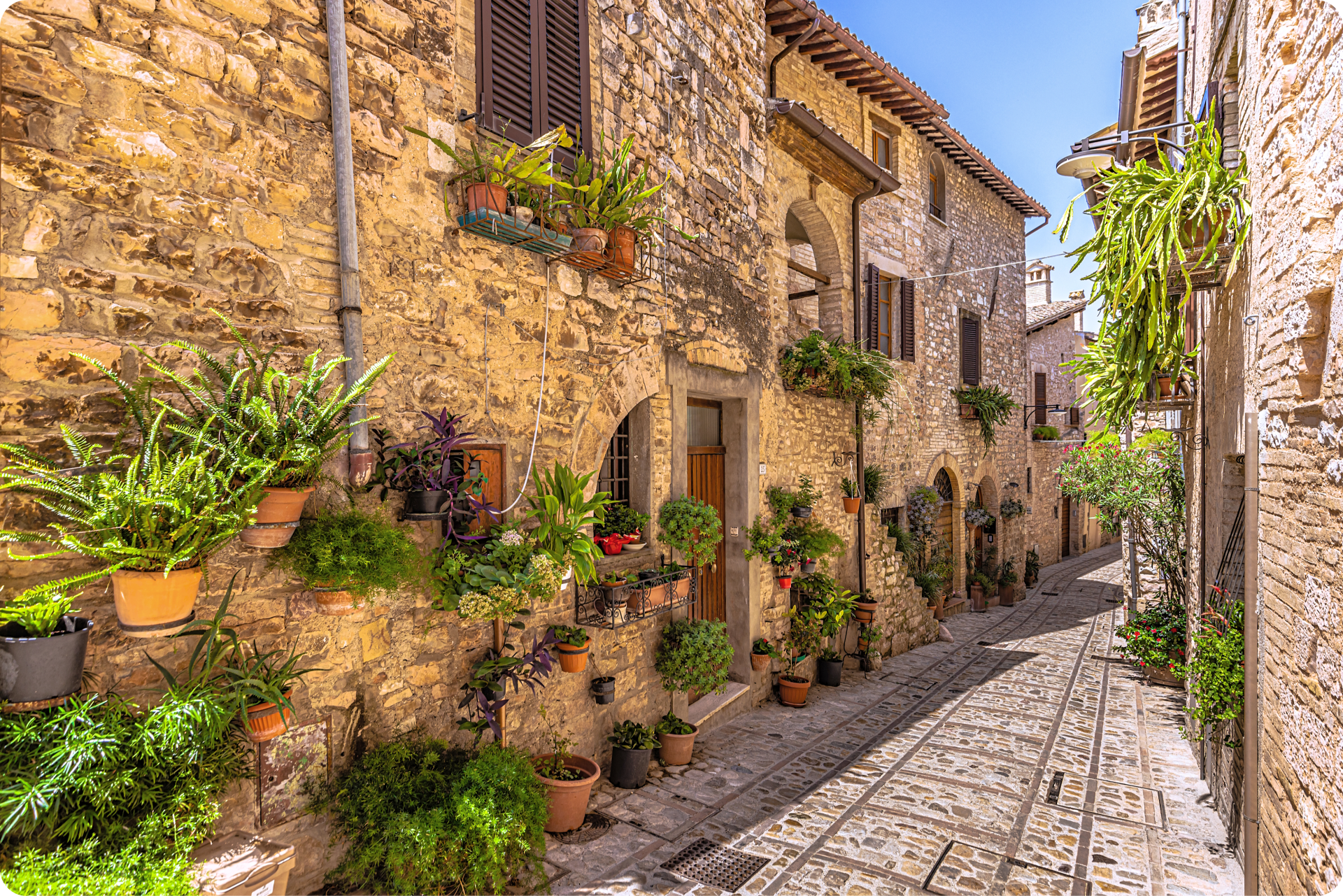 Spello in Umbrien