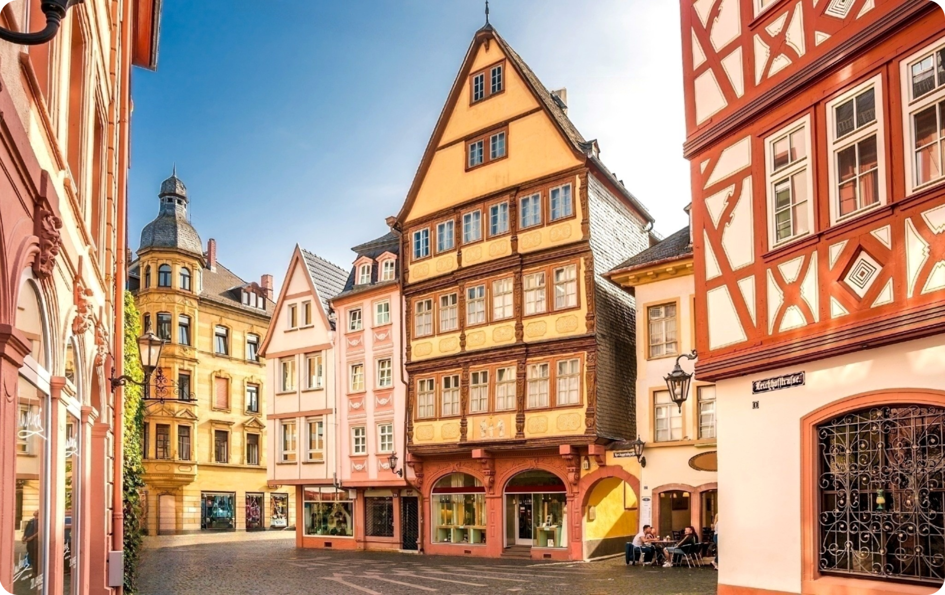 Die Altstadt in Mainz