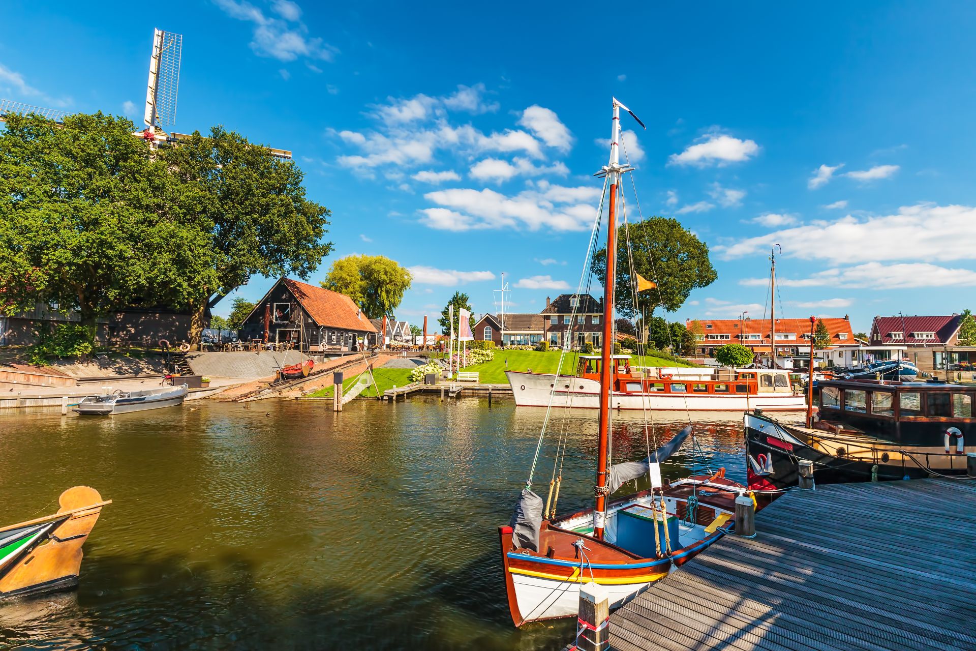 Harderwijk Gelderland Holland Hafen Harderwijk Gelderland Holland Hafen