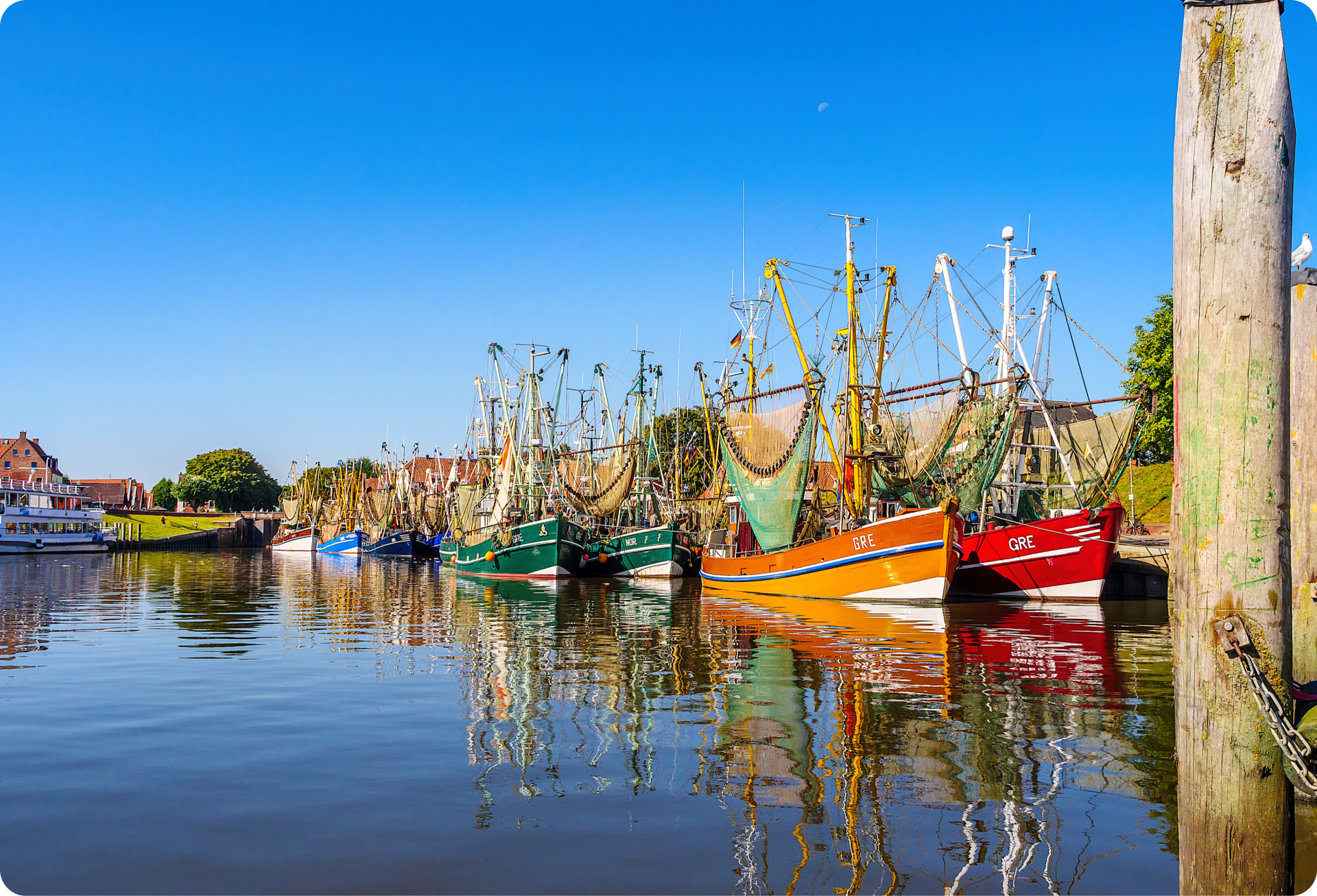 Fischerhafen in Gretsiel