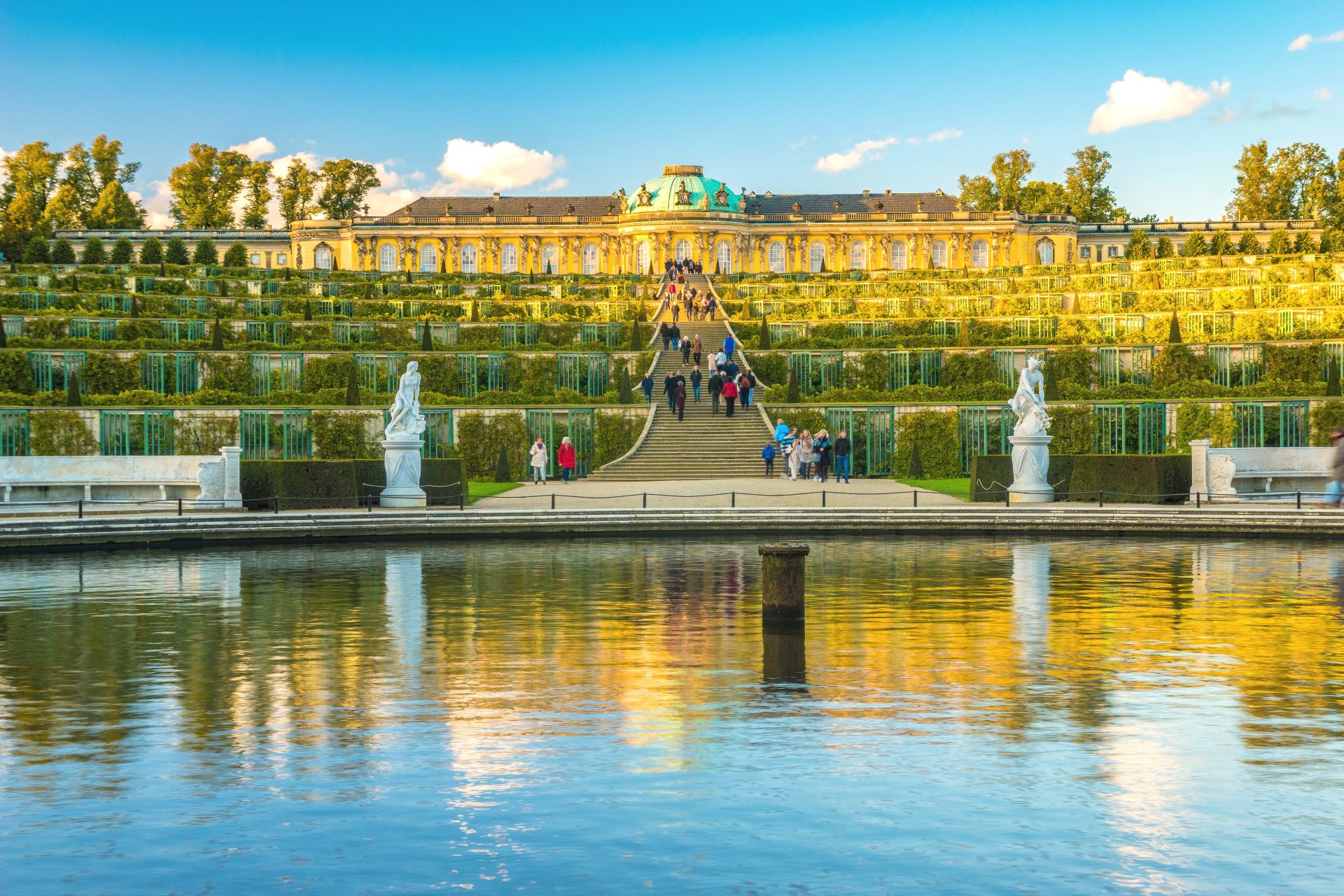 Im Schlosspark Sanssouci in Potsdam