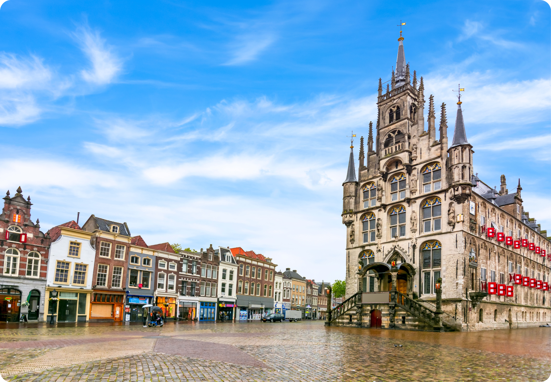 Der Marktplatz in Gouda