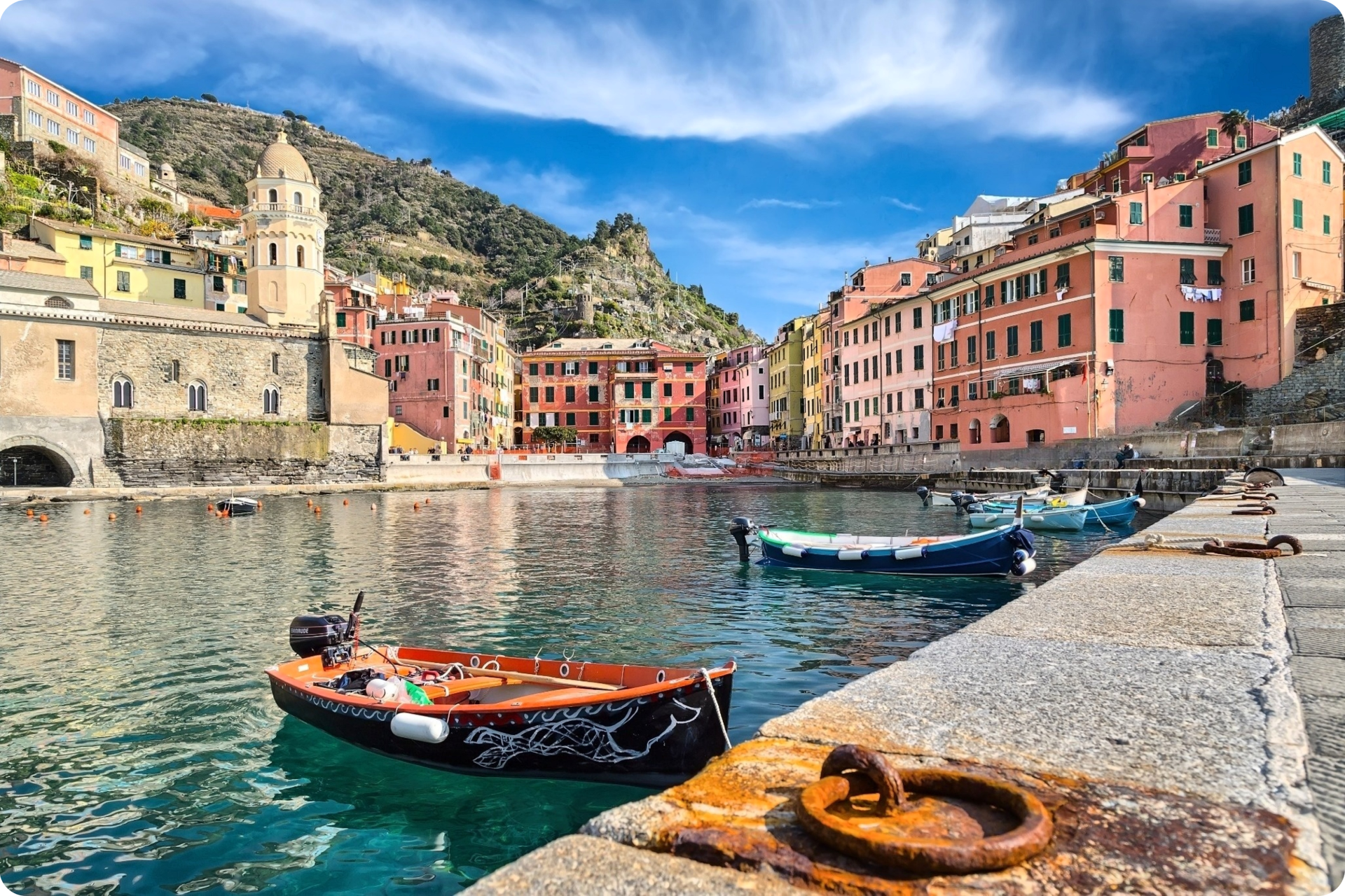 Vernazza in Ligurien