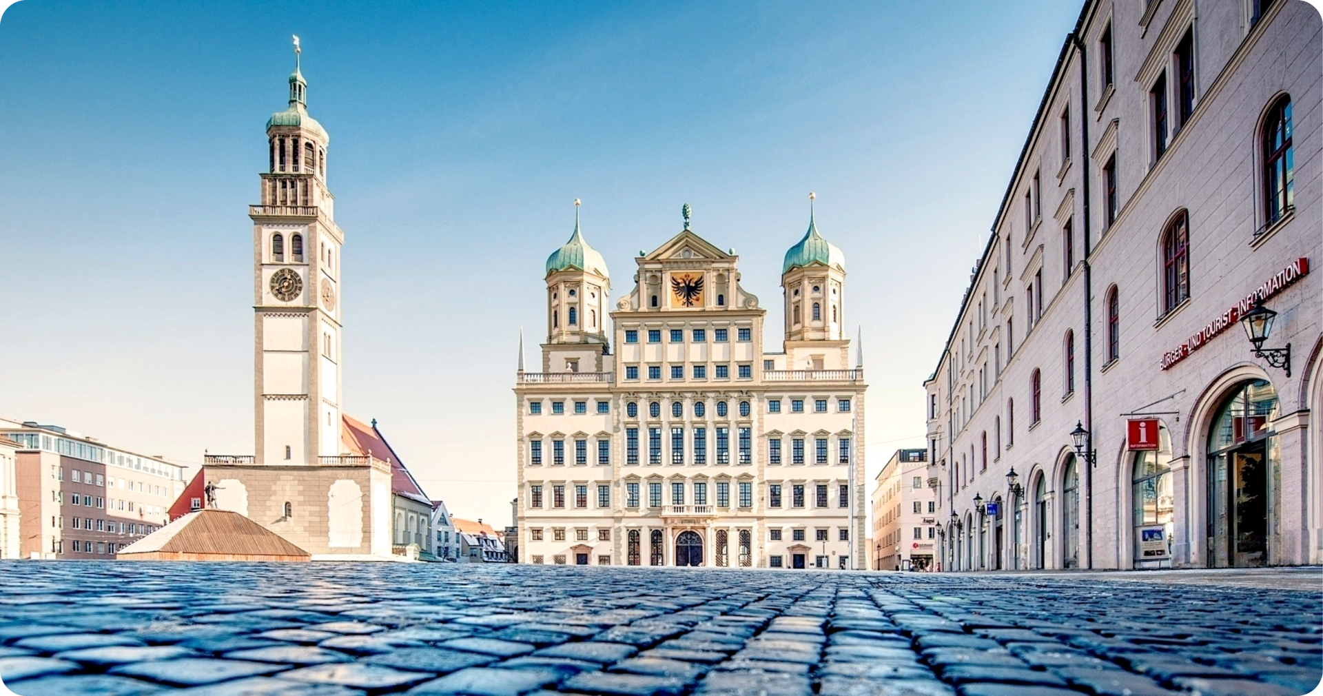 Alter Rathausplatz in Augsburg 