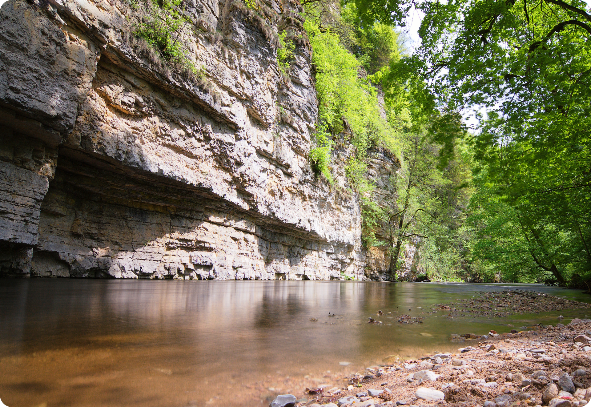 Die Steilhänge der Wutachschlucht 