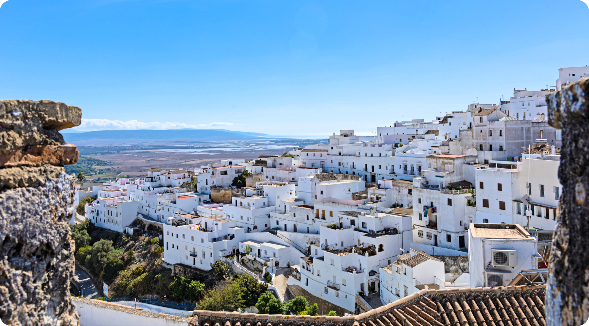 Vejer de la Frontera in Andalusien Vejer de la Frontera in Andalusien