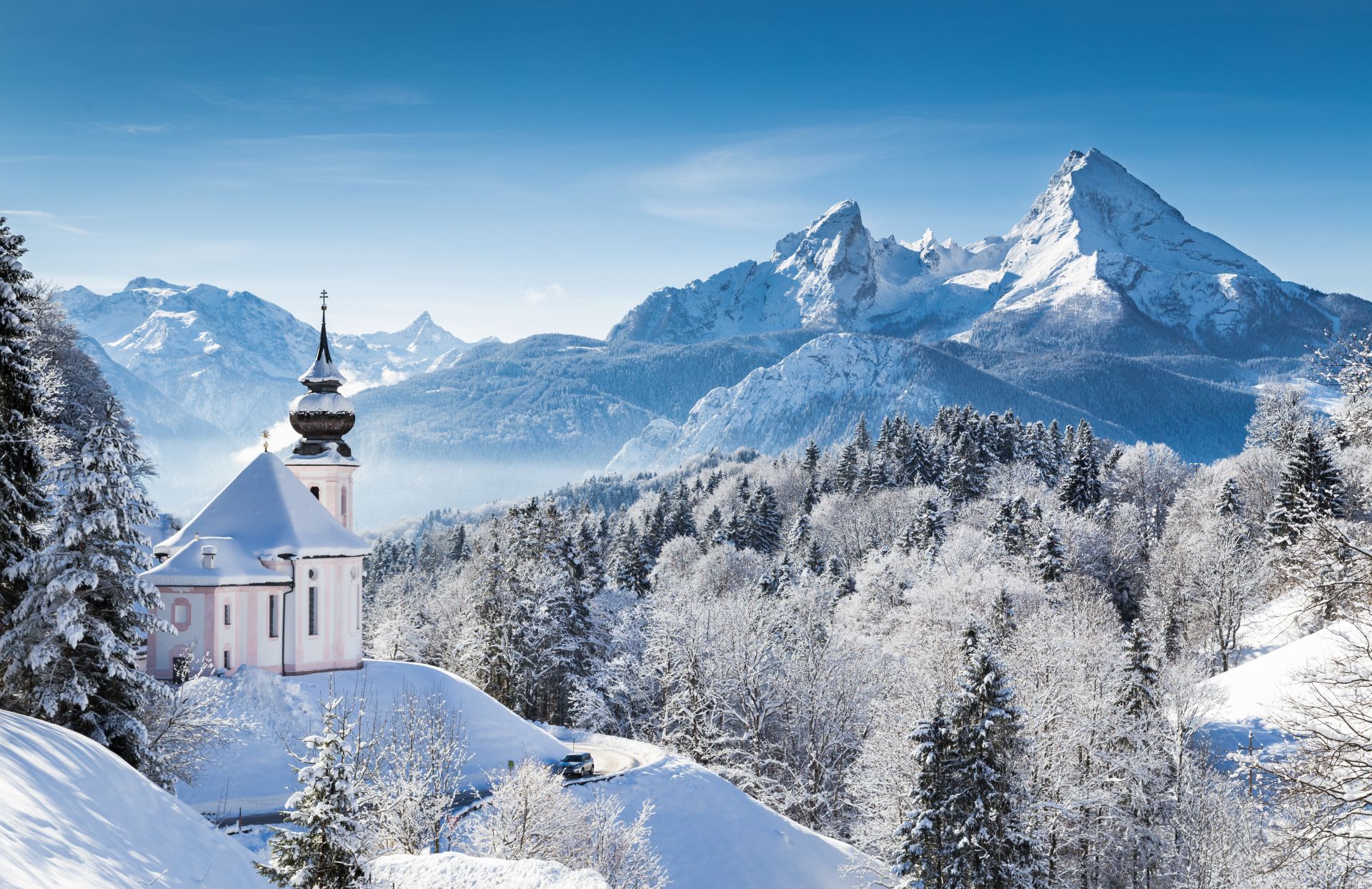 Berchtesgadener Land im Winter