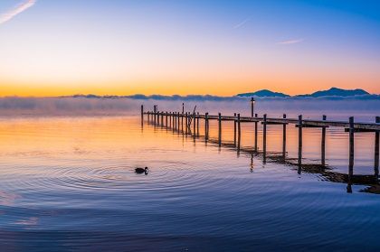 Chiemsee Sonnenaufgang Chiemsee Sonnenaufgang
