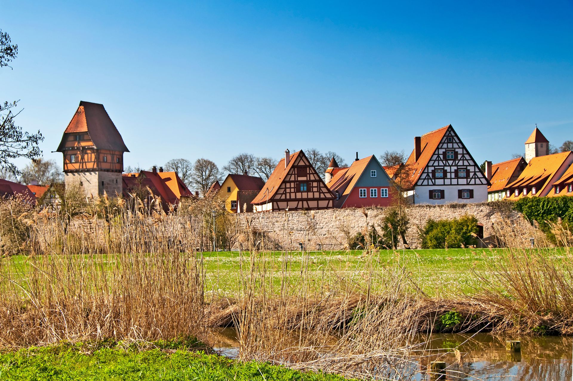 Dinkelsbühl alte Stadtmauer Bayern