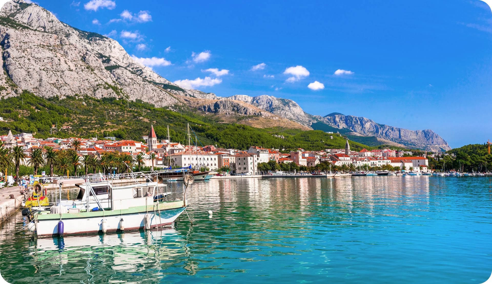 Die alte Hafenstadt Makarska