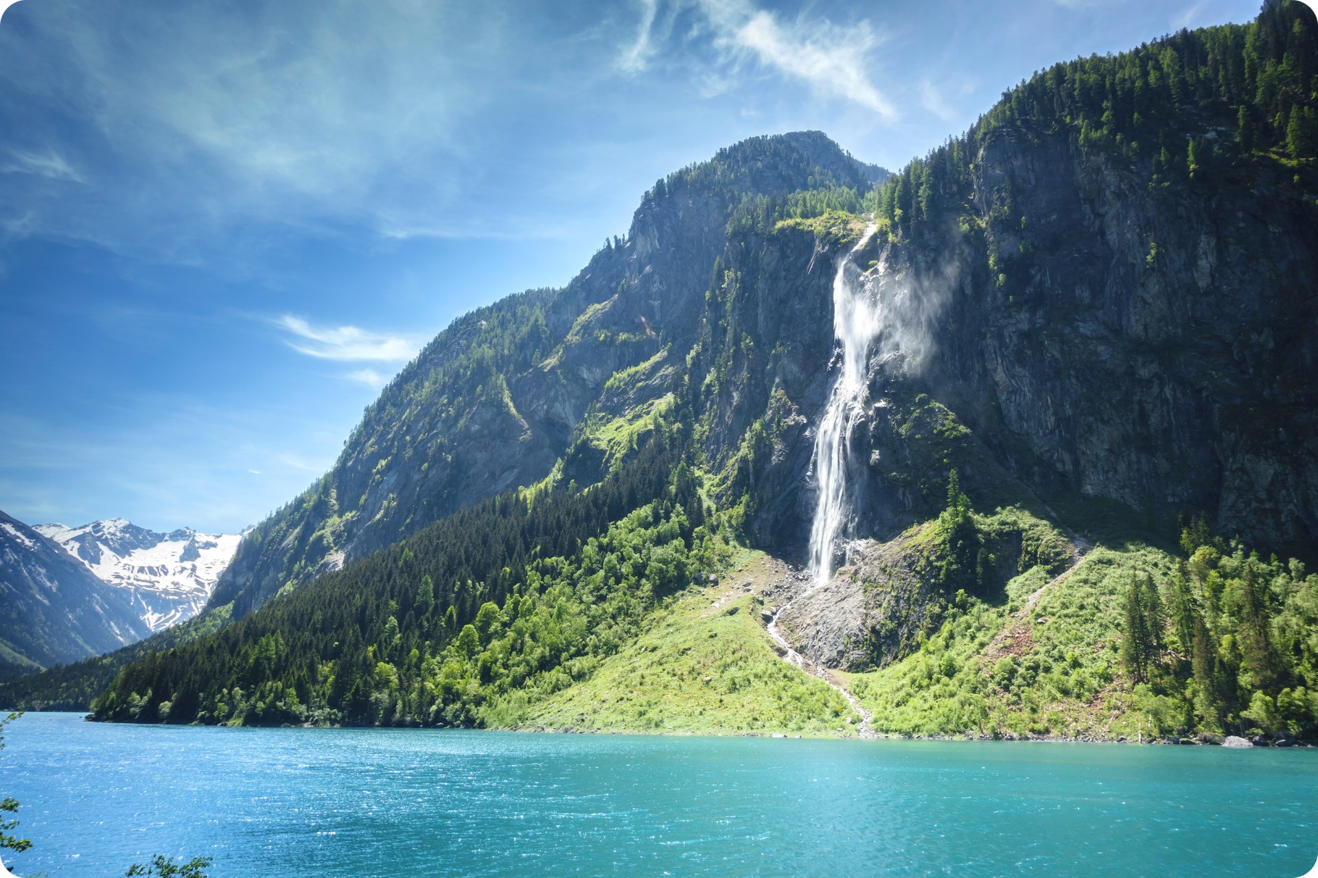 Der Stilluper Stausee im Zillertal
