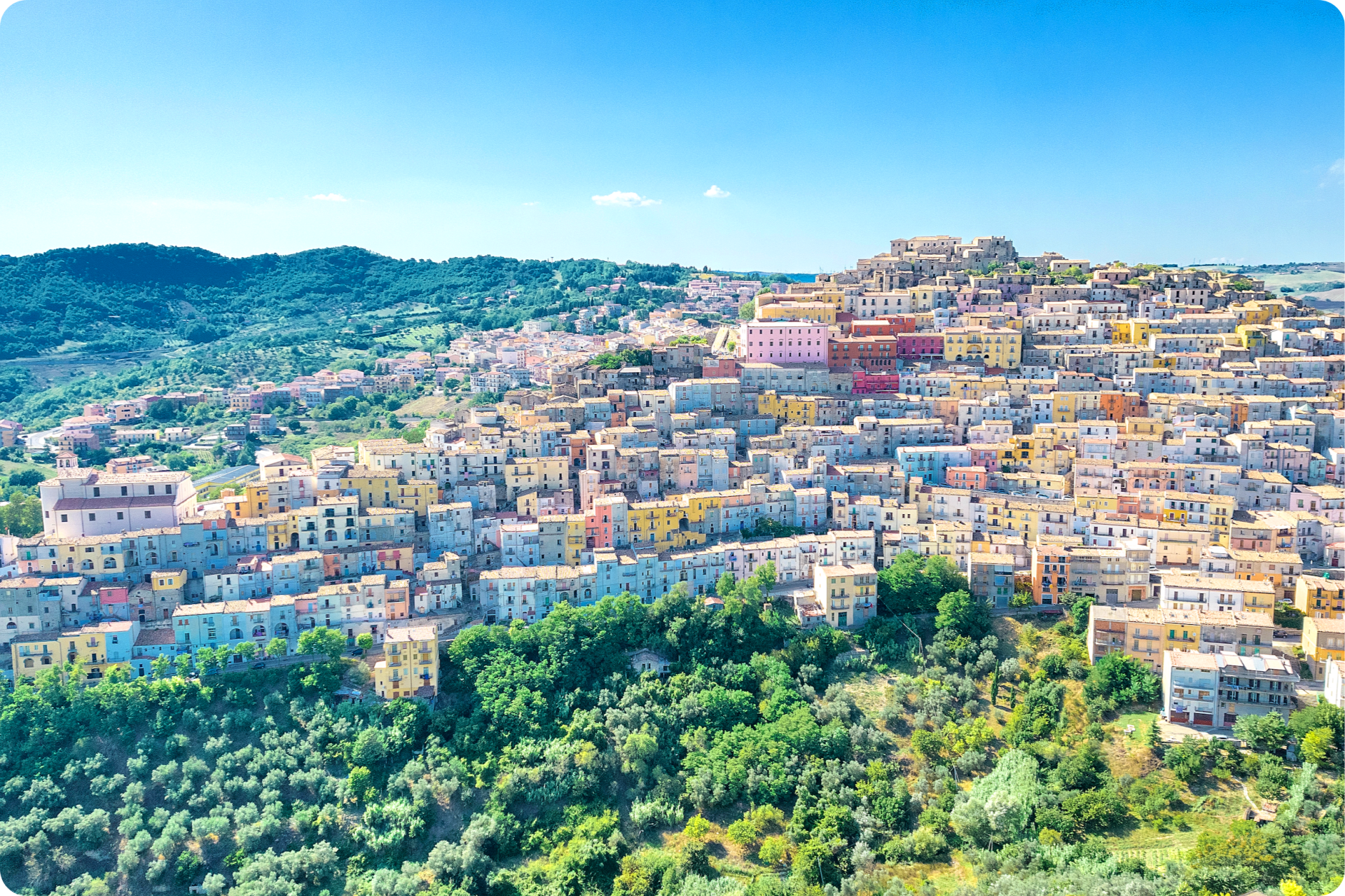 Calitri in Kampanien