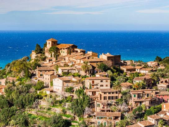 Das kleine Bergdorf Deià auf Mallorca