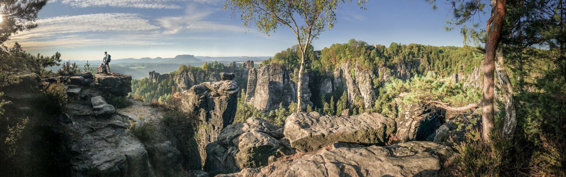 Das Elbsandsteingebirge in Sachsen