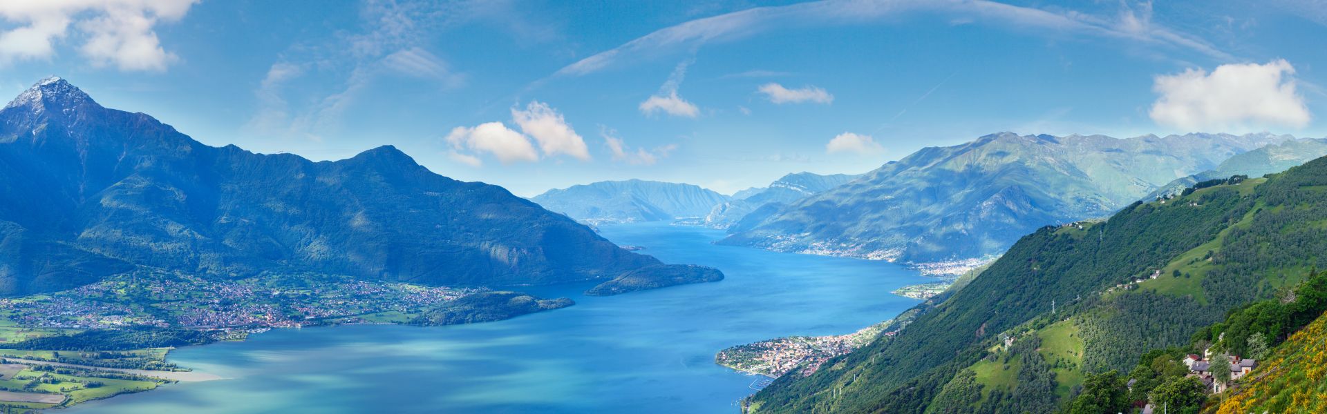 Wundervolles Panorama am Comer See - (c) wildmann