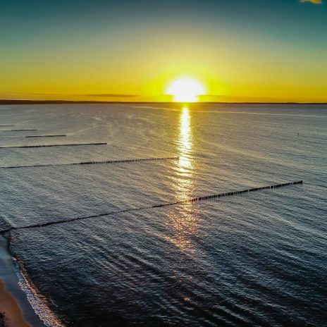 Sonnenuntergang am Strand von Glowe Sonnenuntergang am Strand von Glowe