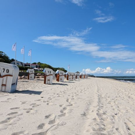 Strandkörbe am Strand von Kühlungsborn