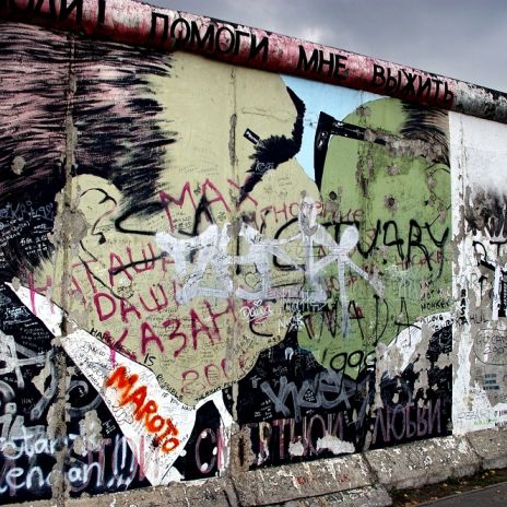 Abschnitt der Berliner Mauer Abschnitt der Berliner Mauer