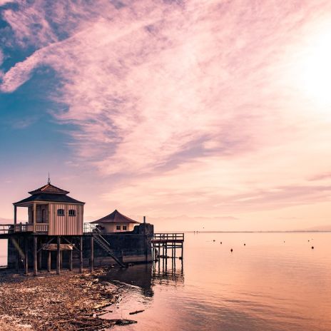 Bootshaus in Wasserburg am Bodensee