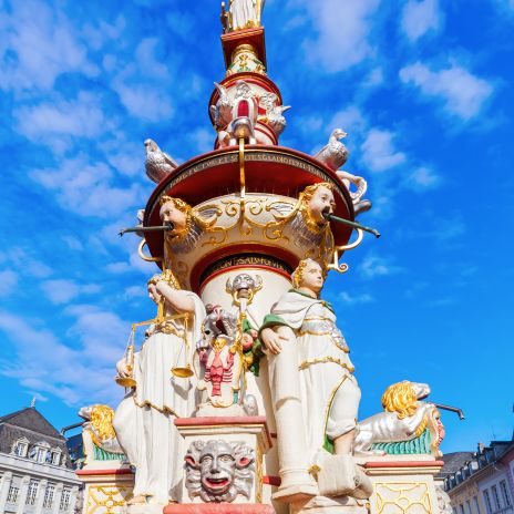 Antiker Brunnen in Trier