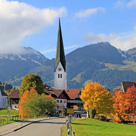 Fischen im Allgäu im Herbst