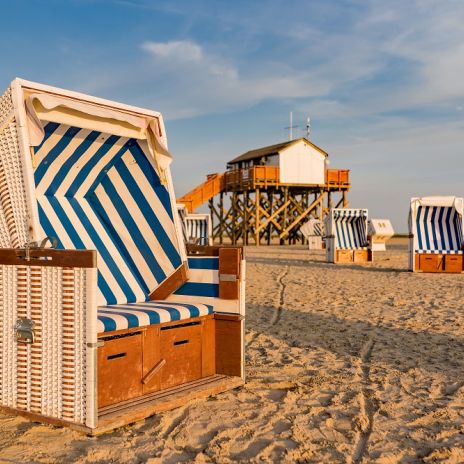 Strandkörbe in St. Peter-Ording Strandkörbe in St. Peter-Ording