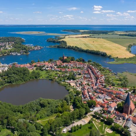 Blick auf die Müritz bei Röbel Blick auf die Müritz bei Röbel