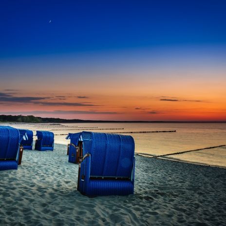 Strand von Glowe bei Nacht Strand von Glowe bei Nacht