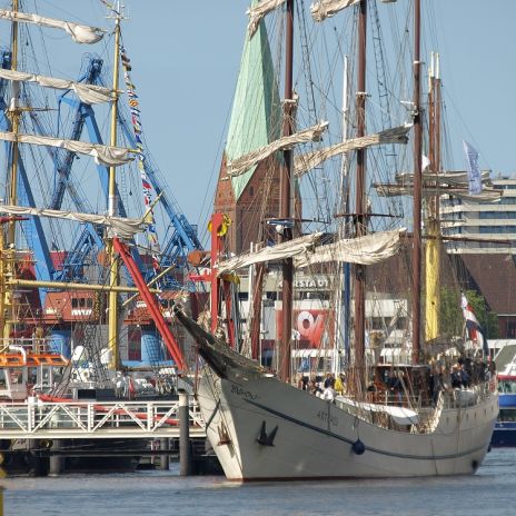 Großsegler auf der Kieler Woche