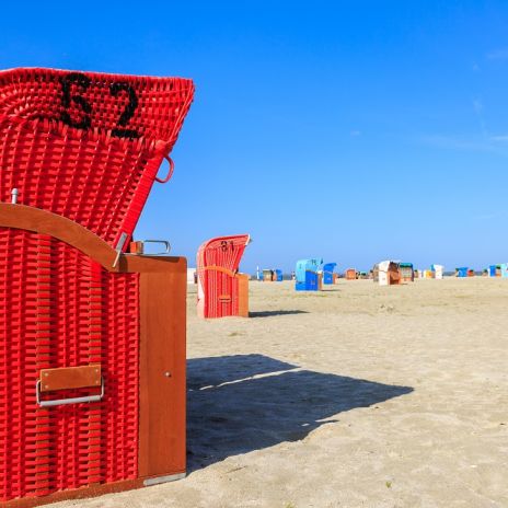 Strandkörbe in Dornumersiel