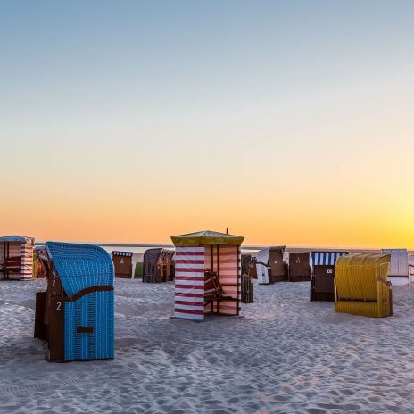 Sonnenuntergang auf Borkum