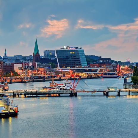 Kieler Förde am Abend