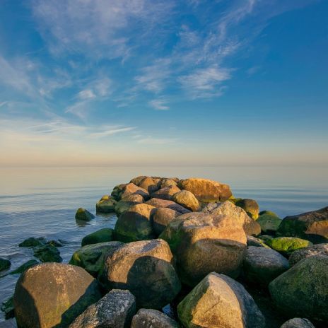 Meerblick auf die Ostsee in Scharbeutz