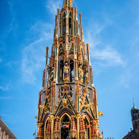 Schöner Brunnen in Nürnberg Schöner Brunnen in Nürnberg
