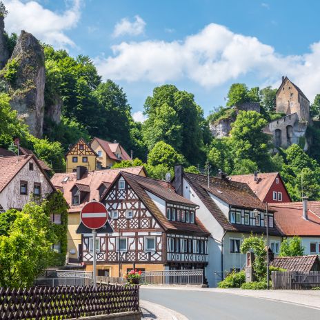 Altstadt von Pottenstein in der Fränkischen Schweiz