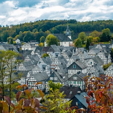 Blick über Freudenberg im Sauerland