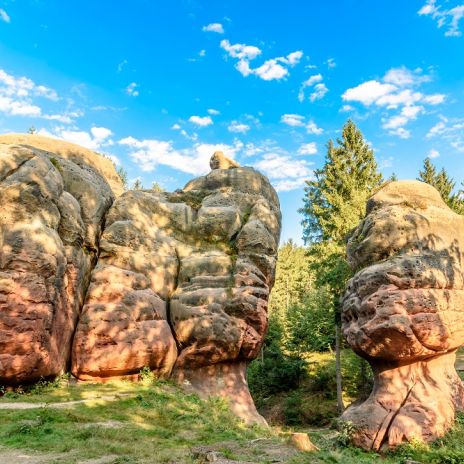 Kelchsteine im Zittauer Gebirge Kelchsteine im Zittauer Gebirge