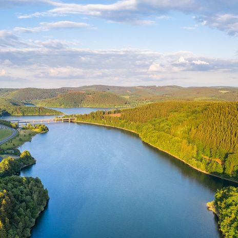 Biggestausee von oben Biggestausee von oben